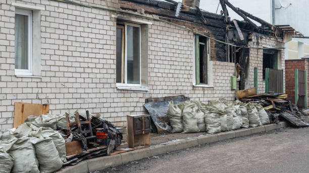 Professional Fire Damage Removal technician working in Northfield, MN
